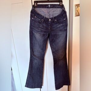 7 For All Mankind Dark Wash Bootcut Jeans
